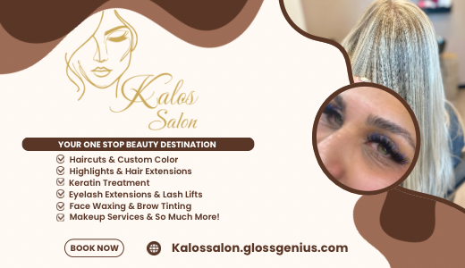 Kalos Salon your one stop beauty destination. 