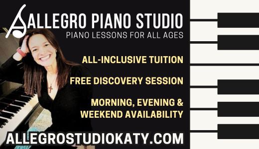 Allegro Studio provides personalized piano lessons for learners of all ages in Katy, Richmond and Fulshear.