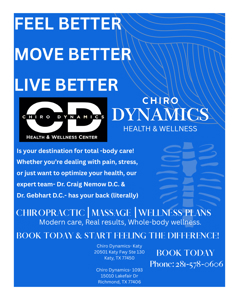 Feel Better, Move Better, Live Better