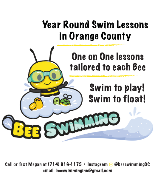 For the past 6 years, our private swim school in Orange has been helping children ages 6 months to 6 years old become confident and safe in the water. Through personalized instruction, we teach essential water safety skills and age-appropriate swim strokes, creating a fun, supportive environment where young swimmers can thrive. Please check out our website at beeswimming.com or beeswimmingOC on instagram.