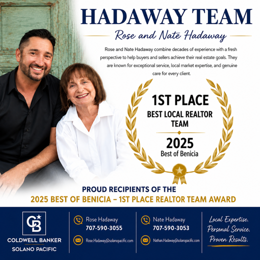 The Hadaway Team is a trusted real estate partnership built on experience, integrity, and genuine commitment to clients.